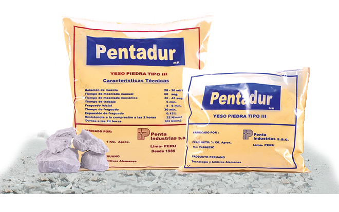 Yeso utilizado por los dentistas y Tecnicos dentales como molde perfecto para trabajos de elaboración de puentes, coronas y demás.